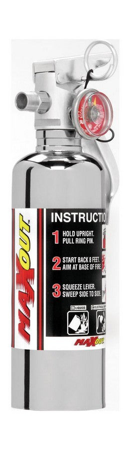 H3R Performance   Fire Ext 1lb Max Out Chrome  H3RMX100C
