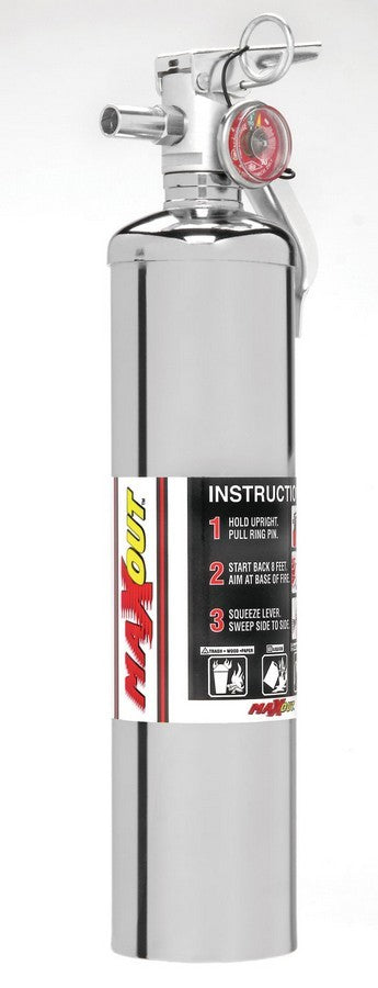 H3R Performance   Fire Ext 2.5lb Max Out Chrome  H3RMX250C