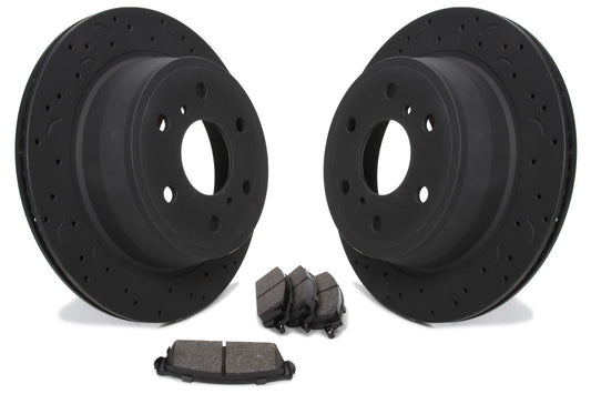 HAWK BRAKE  Rotors and Pad Kit Rear - Chevy 1500 08-13  HAWHKC4406.568Y