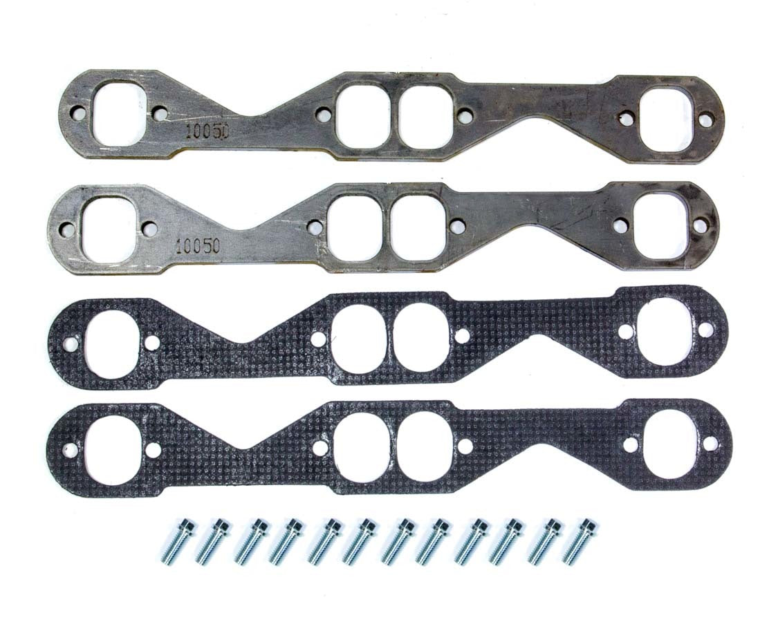 Hedman SB Chevy 1.75in Flanges Oval Port MPN HED10050 For Chevy