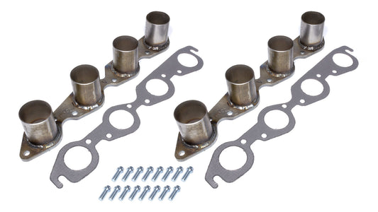 Hedman   Chev Big Block Flg W/Stu 2.25in Round Port  HED11105