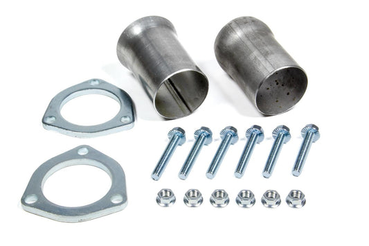 Hedman 2-1/2in Ball & Socket Flange Kit Aluminized MPN HED21153