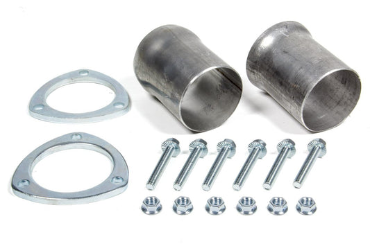 Hedman 3in Ball & Socket Flange Kit Aluminized MPN HED21154