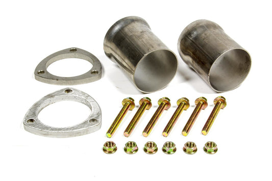 Hedman 3in Ball & Socket Flange Kit Stainless MPN HED21156