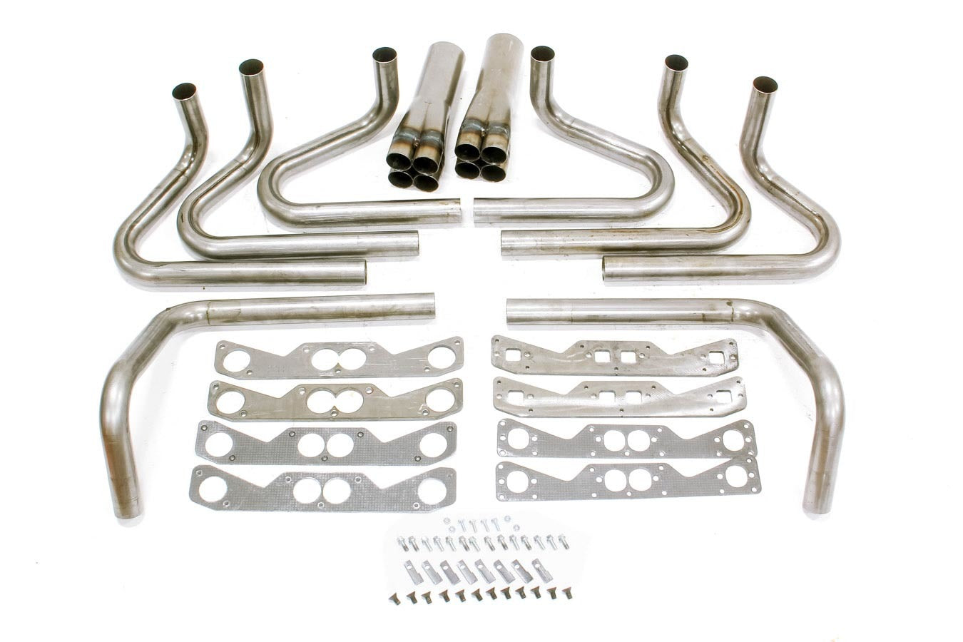 Hedman 2in. SBC Weld Up Kit- 3.5in. Slip On Collector MPN HED65643 For Chevy
