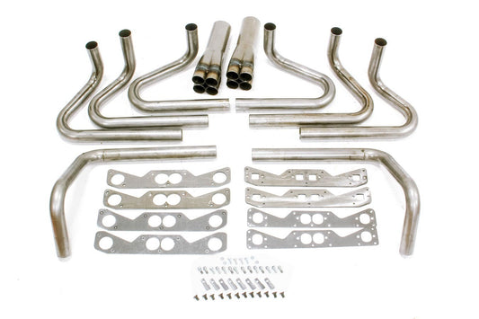 Hedman 2in. SBC Weld Up Kit- 3.5in. Slip On Collector MPN HED65643 For Chevy
