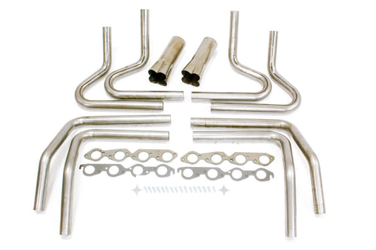 Hedman   2-1/8in BBC Weld Up Kit- 4in Weld On Collector  HED65670