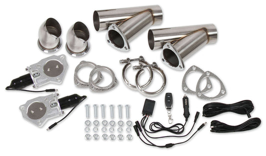 Hooker Exhaust Electric Cut-Out Kit - Dual 2.5in MPN HKR11051