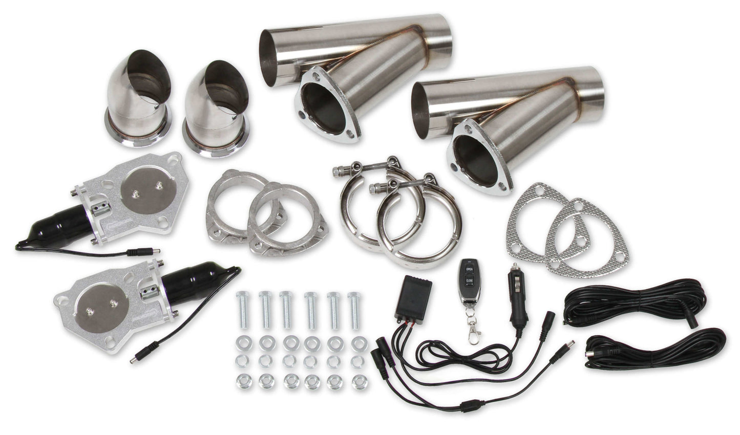 Hooker   Dual Electric Exhaust Cut-Outs 3in w/Remote  HKR11052