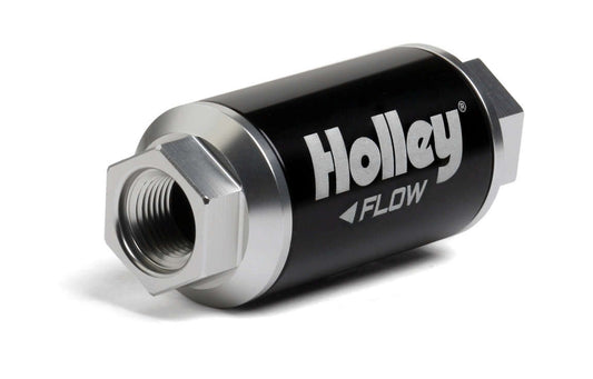 Holley Billet HP Fuel Filter - 3/8NPT 10-Micron 100GPH MPN HLY162-550