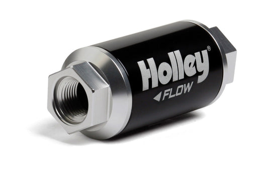 Holley Billet HP Fuel Filter - 3/8NPT 100-Micron 100GPH MPN HLY162-551
