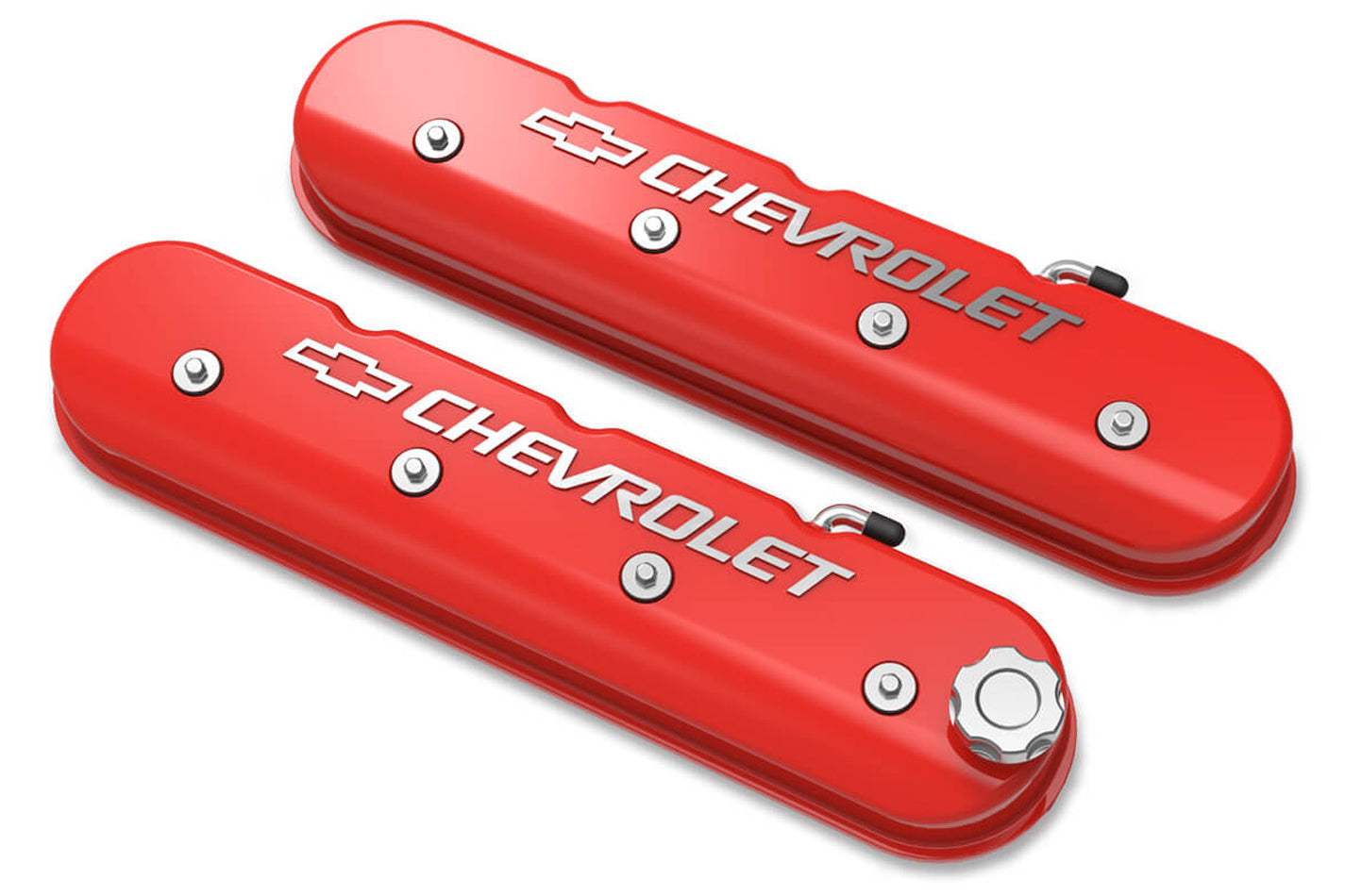 Holley   LS Series Valve Covers w/Bowtie Chevrolet Logo  HLY241-404