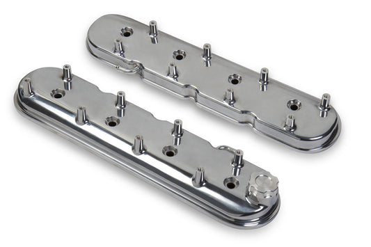 Holley   GM LS1 Valve Cover Set - Polished  HLY241-90