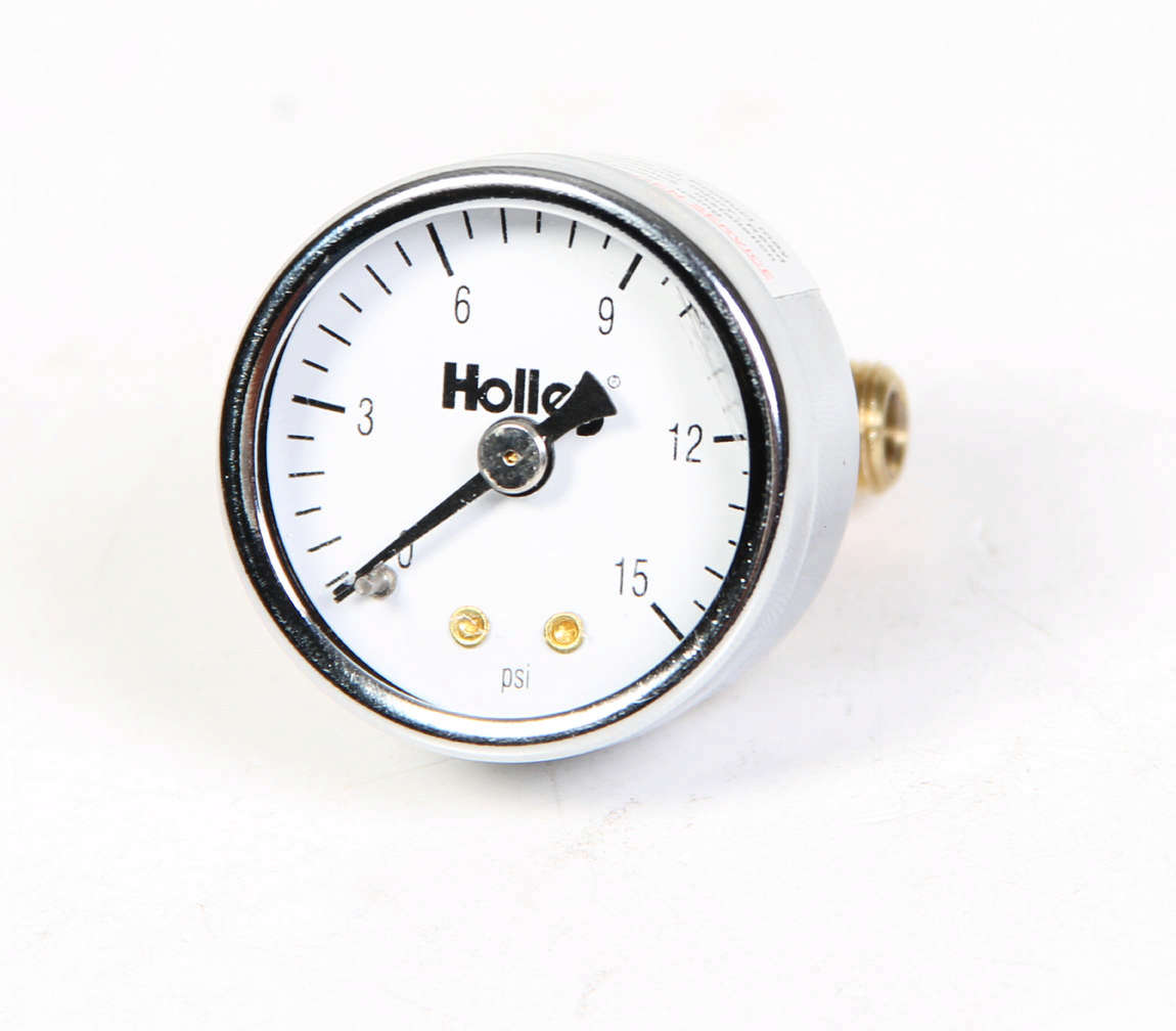 Holley   0-15 Fuel Pressure Gauge   HLY26-500