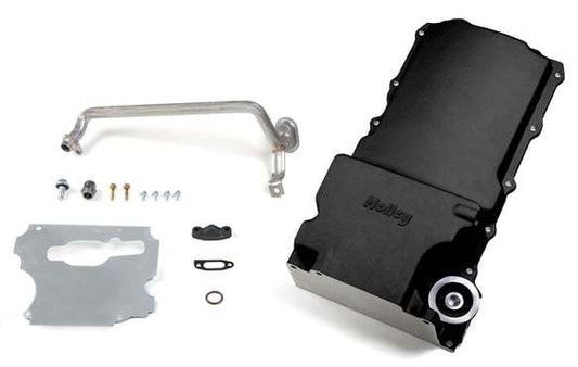Holley GM Retro Fit Oil Pan - LS Engines - Black MPN HLY302-1BK For GM LS-Series, Pickup