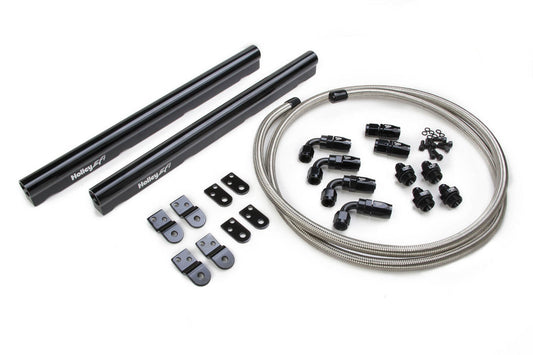 Holley Billet Alm Fuel Rail Kit GM LS Factory Intakes MPN HLY534-210 For GM LS-Series