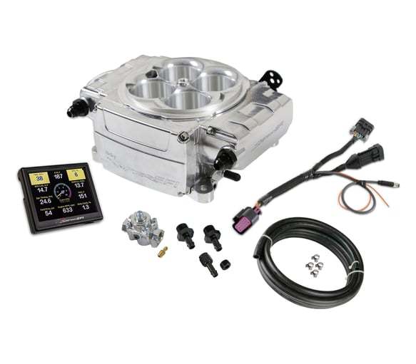 Holley Sniper-2 Upgrade Kit Polished w/Regulator MPN HLY550-510-3AE