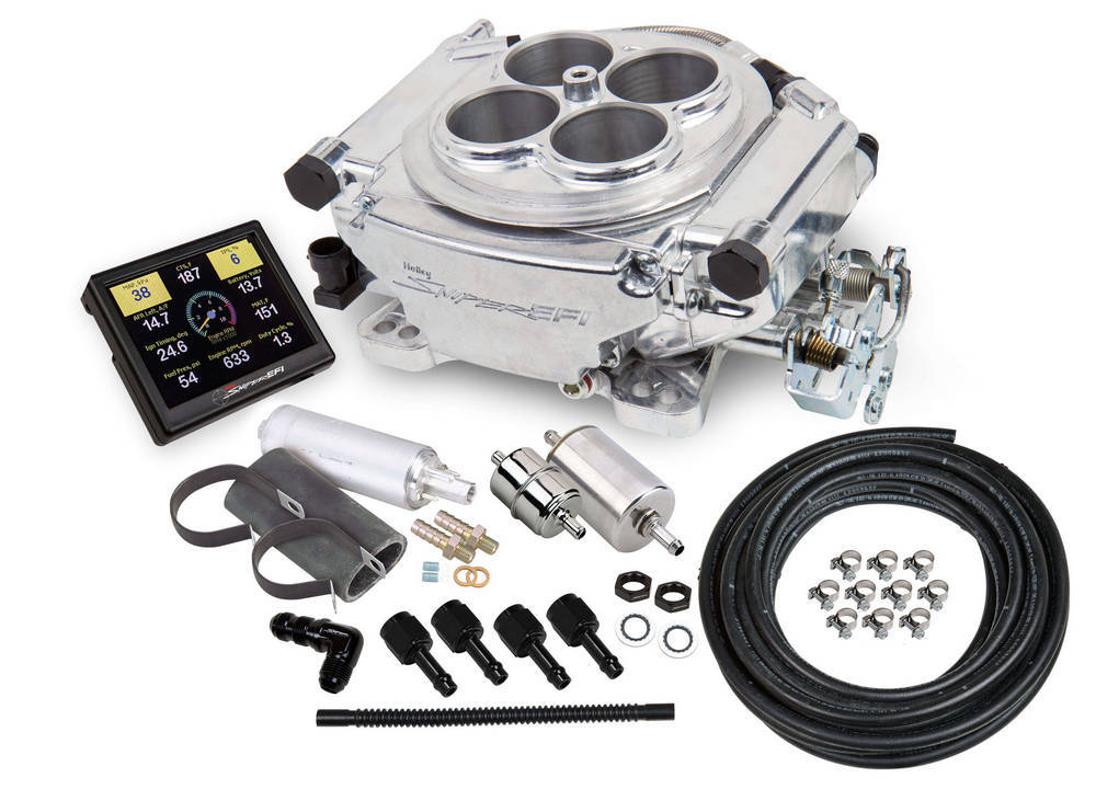Holley   Sniper EFI Master Kit Shiny Finish  HLY550-510K