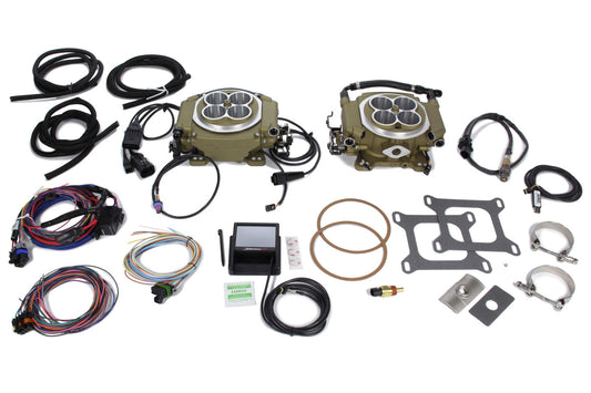 Holley   Super Sniper 4150 2x4 EFI Kit - Gold  HLY550-533