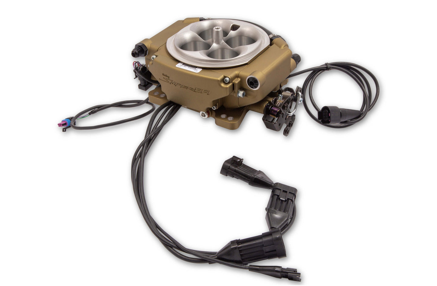 Holley   Sniper EFI Xflow System 900 CFM Gold Finish  HLY550-542