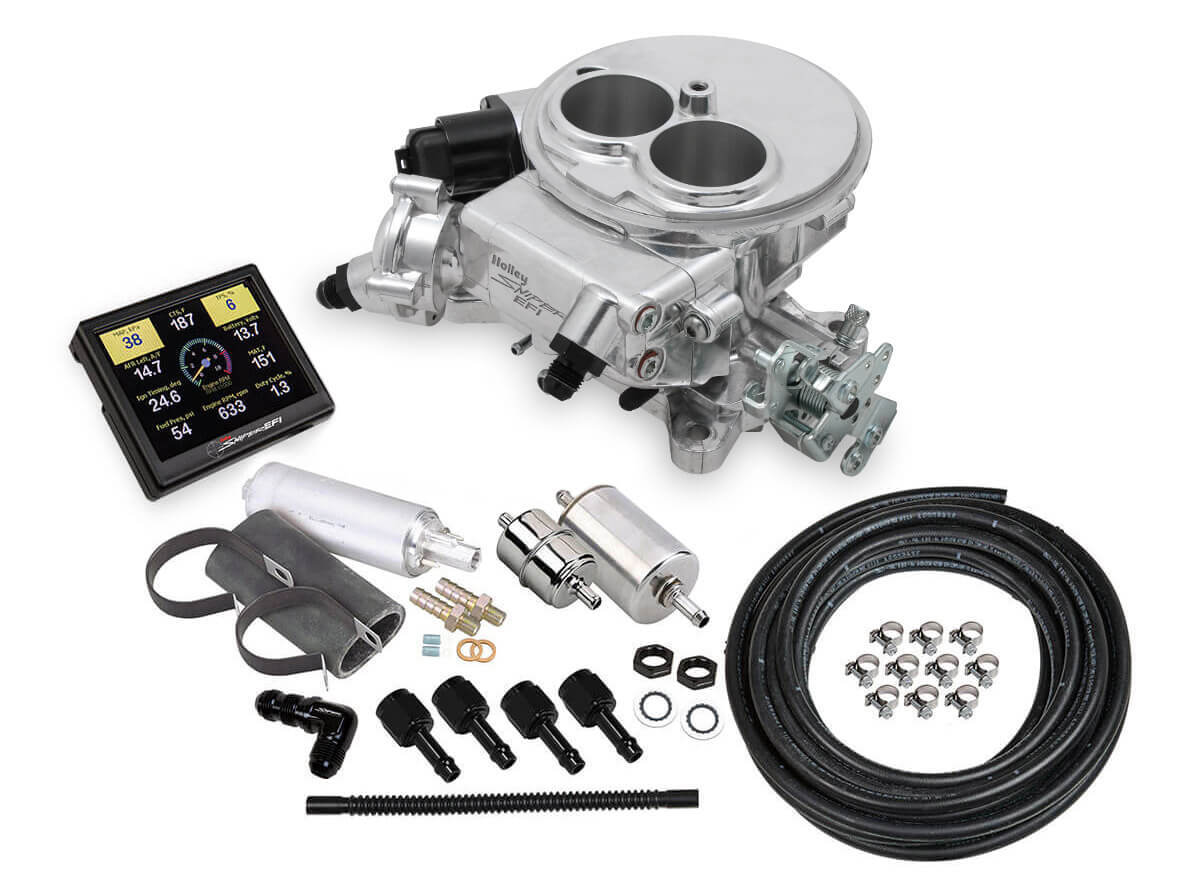 Holley   Sniper 2300 EFI Master Kit Shiny Finish  HLY550-849K