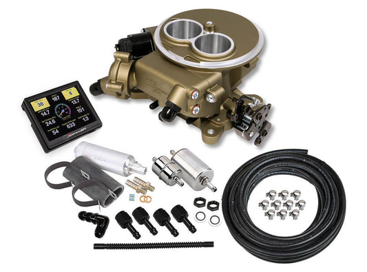 Holley   Sniper 2300 EFI Master Kit Gold Finish  HLY550-851K