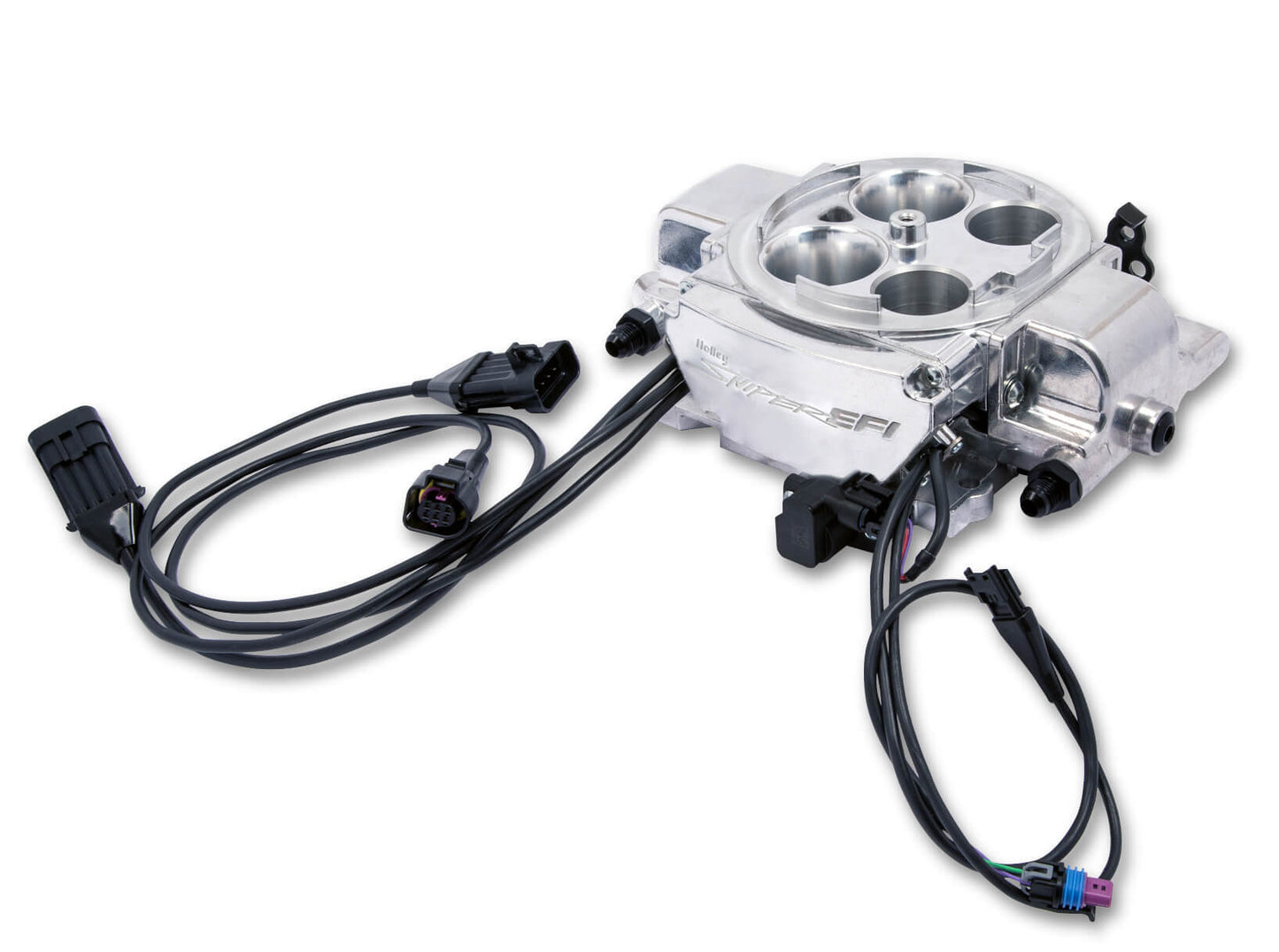 Holley Sniper EFI Quadrajet Kit Shiny Finish MPN HLY550-867 Ram