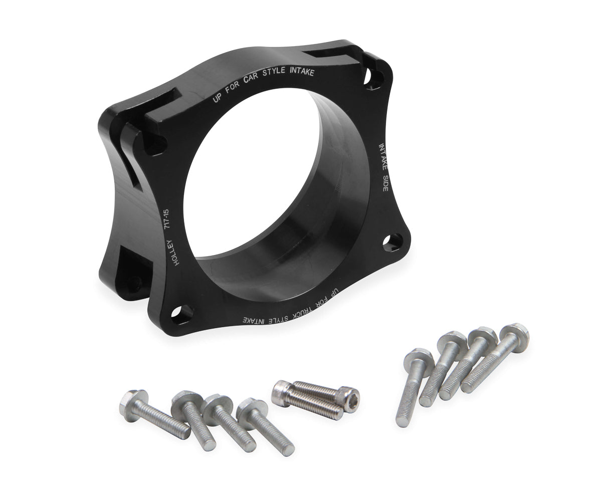 Holley   Throttle Body Angle Adapter GM LS/LT Intakes  HLY717-15