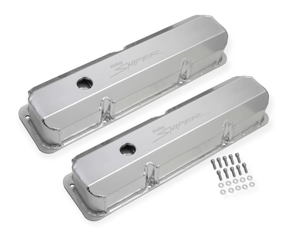 Holley   Sniper Fabricated Valve Covers  BBF FE Tall  HLY890001