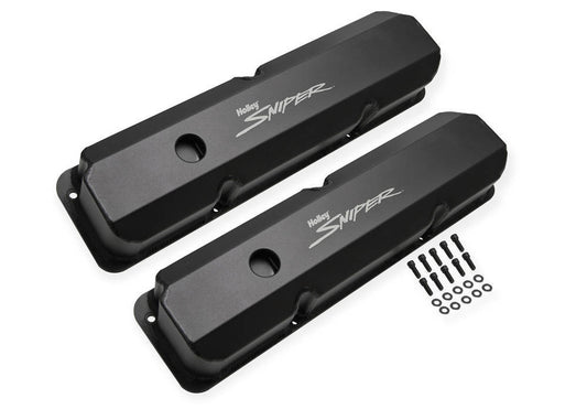 Holley   Sniper Fabricated Valve Covers  BBF FE Tall  HLY890001B