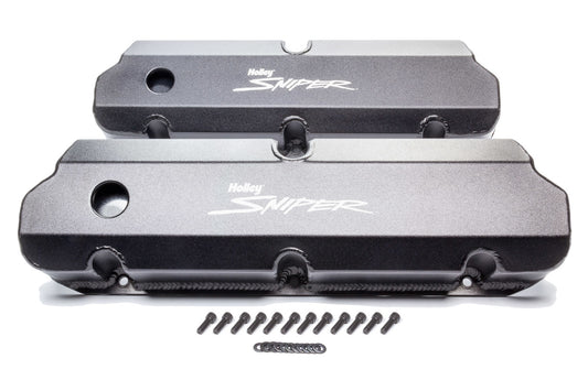 Holley   Sniper Fabricated Valve Covers  SBF Tall  HLY890011B