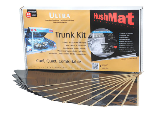 Hushmat Ultra Trunk Kit- 10 pc 12in.x23in. Black MPN HMT10300