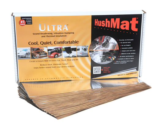 Hushmat   Ultra Floor/Dash Kit- 20 pc 12in.x23in. Silver  HMT10401