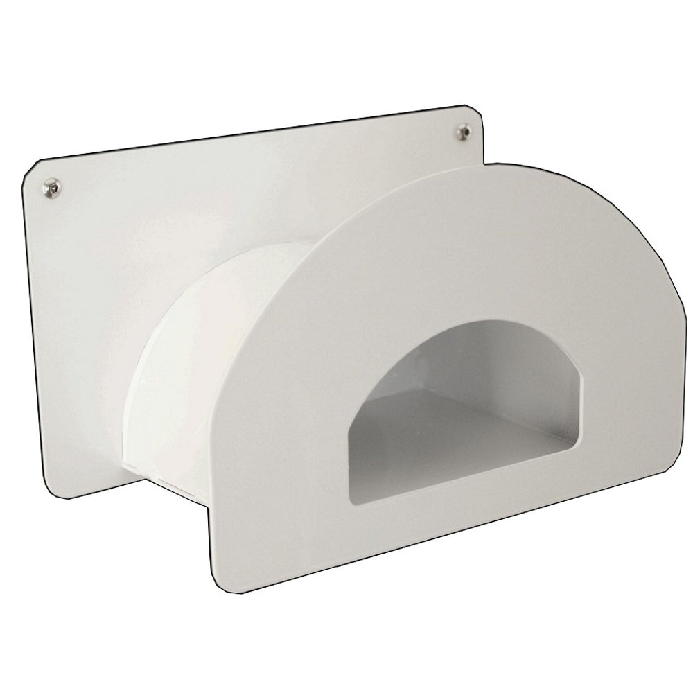 Hepfner Racing Products   Air Hose Rack With Cubby White  HRPHRP6281-WHT