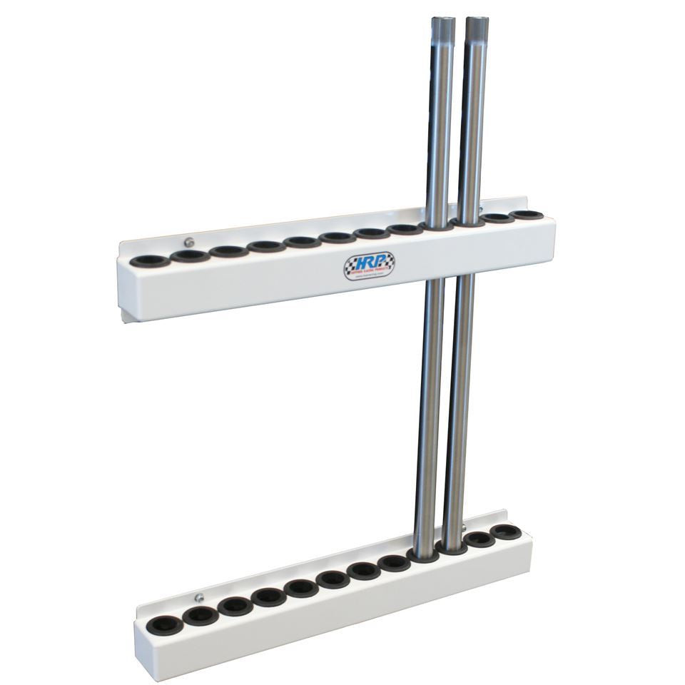 Hepfner Racing Products   Torsion Bar Rack for Midget Bars White  HRPHRP6351-WHT