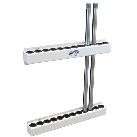Hepfner Racing Products   Torsion Bar Rack for Midget Bars White  HRPHRP6351-WHT