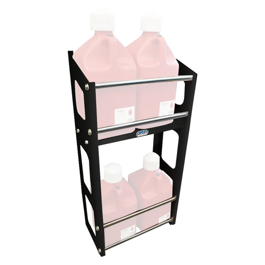 Hepfner Racing Products   Jug Rack 4 Position Black  HRPHRP6359-4-BLK