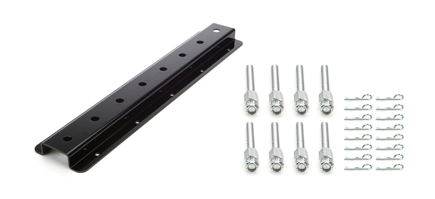 Hepfner Racing Products   Shock Rack Wall Mounts Double 20in Black  HRPHRP6522D-20-BLK