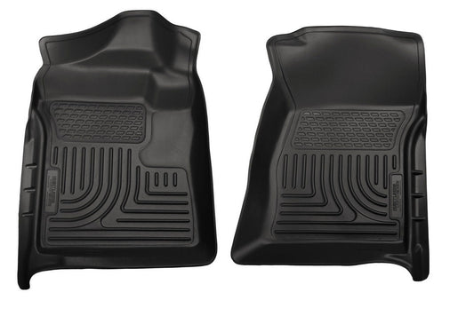 Husky Liners 12- F250 Reg Cab Floor Liners Black MPN HSK18721 For Ford Fullsize Truck 2012-15