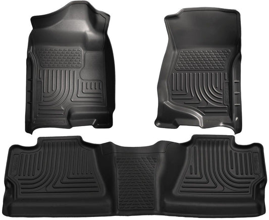 Husky Liners 09- GM Crew Cab P/U Front/2nd Seat Liner MPN HSK98201 For GM Fullsize Truck 2007-14