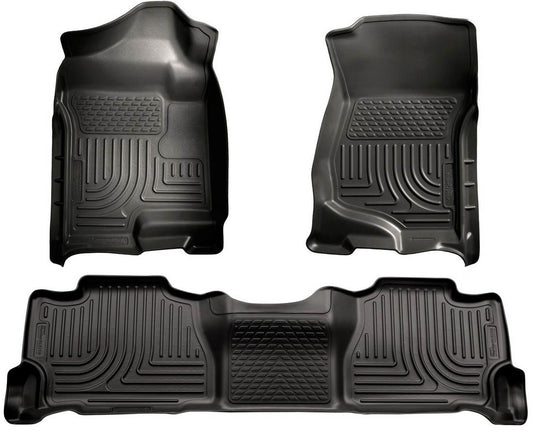 Husky Liners 07-14 Tahoe Floor Liners Black MPN HSK98251 For GM Fullsize SUV 2007-14