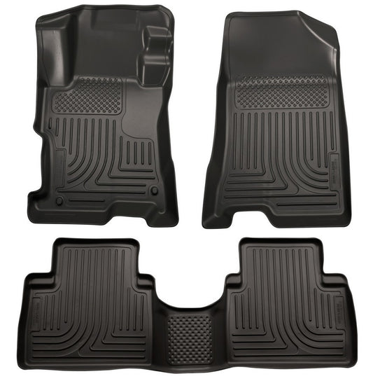 Husky Liners 08-12 Honda Accord Front /2nd Floor Liners Black MPN HSK98401 For Honda Accord 2008-12