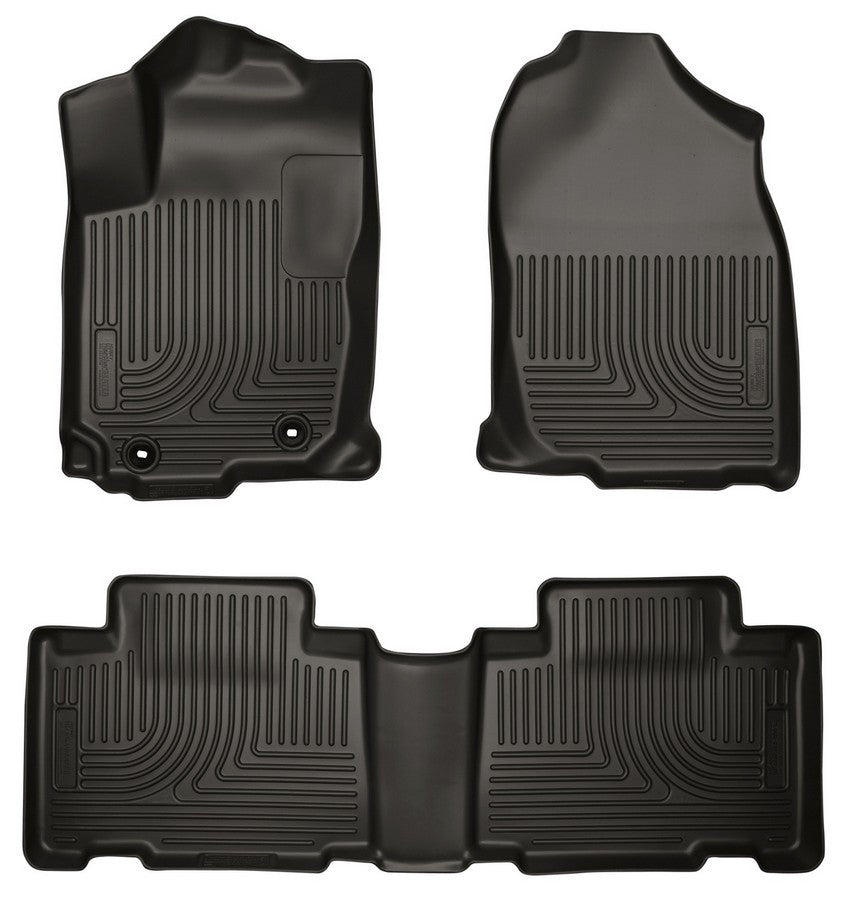 Husky Liners Front & 2nd Seat Floor L iner Weatherbeater MPN HSK98971 For Toyota 2013-18
