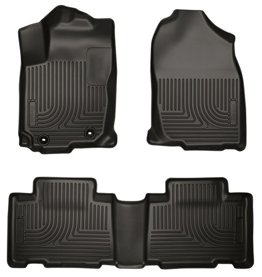 Husky Liners Front & 2nd Seat Floor L iner Weatherbeater MPN HSK98971 For Toyota 2013-18