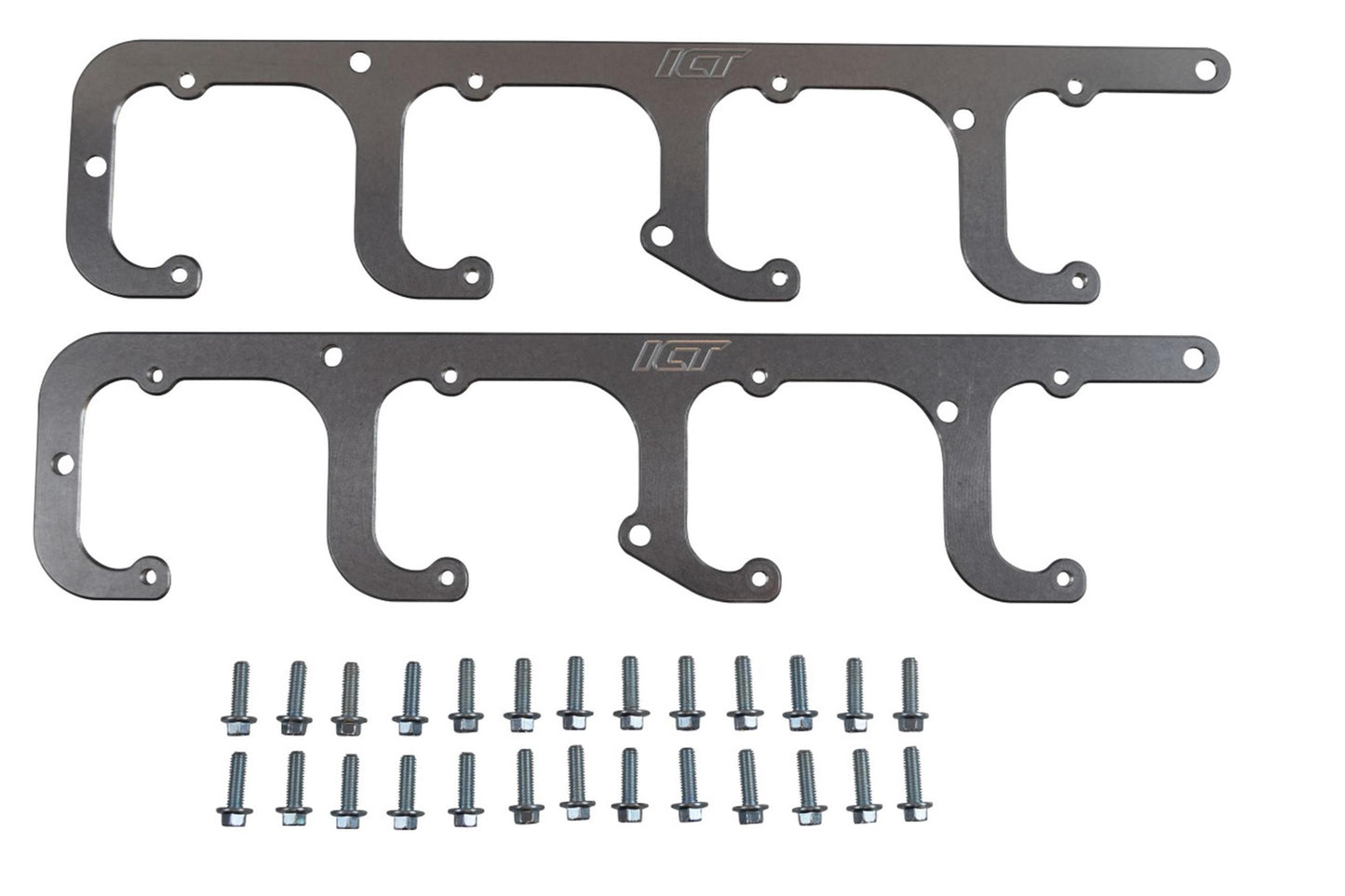 Ict Billet   5.3L LS Square Coil Brac kets Valve Cover Truck  ICT551654