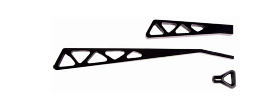 Ididit   Billet Lever Kit Black Powder Coat Truss Style  IDI2500310051