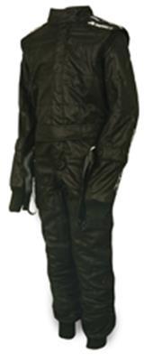 IMPACT RACING  Suit D/L Mini Racer 1 pc Large Black  IMP21410510