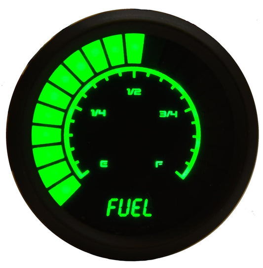 INTELLITRONIX  2-1/16 Analog Bargraph Fuel Level Gauge  ITLB9016G