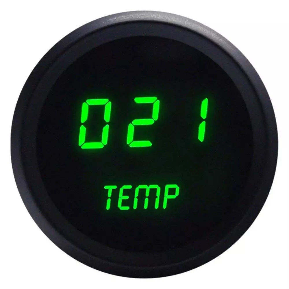 INTELLITRONIX  2-1/16 LED Digital Water Temp Gauge 18-255 Degr  ITLM9113G