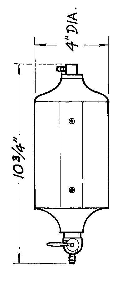 Jaz Black Radiator Catch Can 1qt. MPN JAZ600-025-01